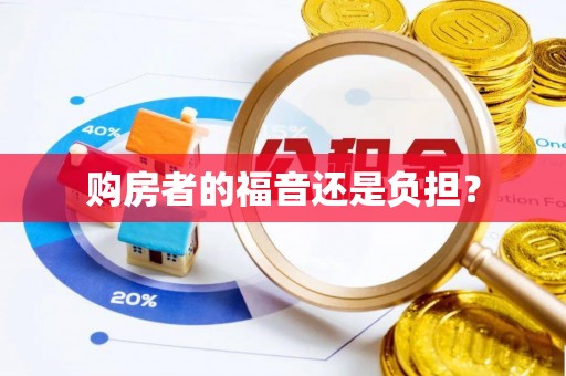 商洛购房者的福音还是负担？