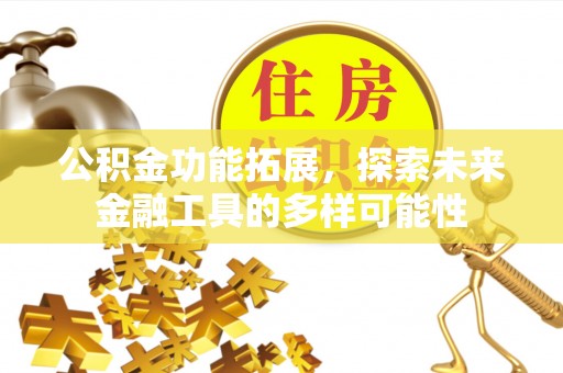 商洛公积金功能拓展，探索未来金融工具的多样可能性