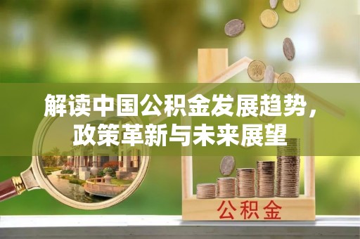 商洛解读中国公积金发展趋势，政策革新与未来展望