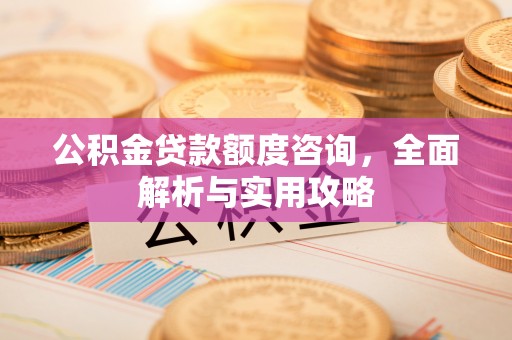 商洛公积金贷款额度咨询，全面解析与实用攻略
